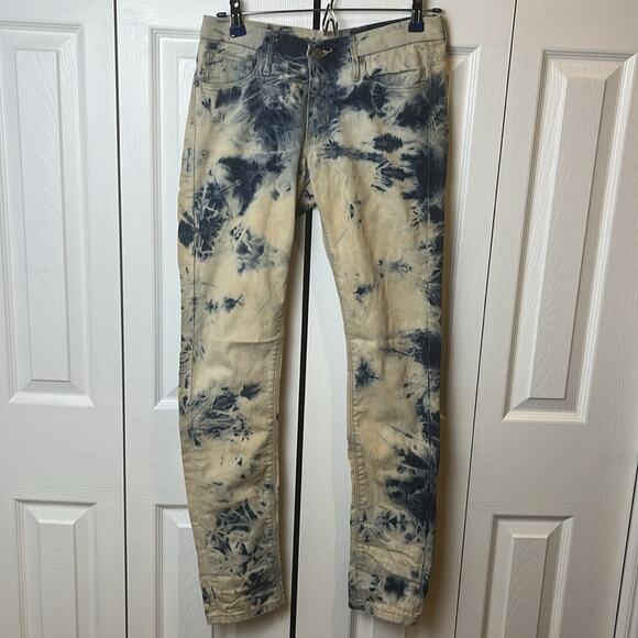 Levi’s the original Jeans 631 Skinny Jeans Cream Blue juniors 3 vintage 2000s - Picture 1 of 10